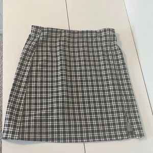 Plaid Mini Skirt